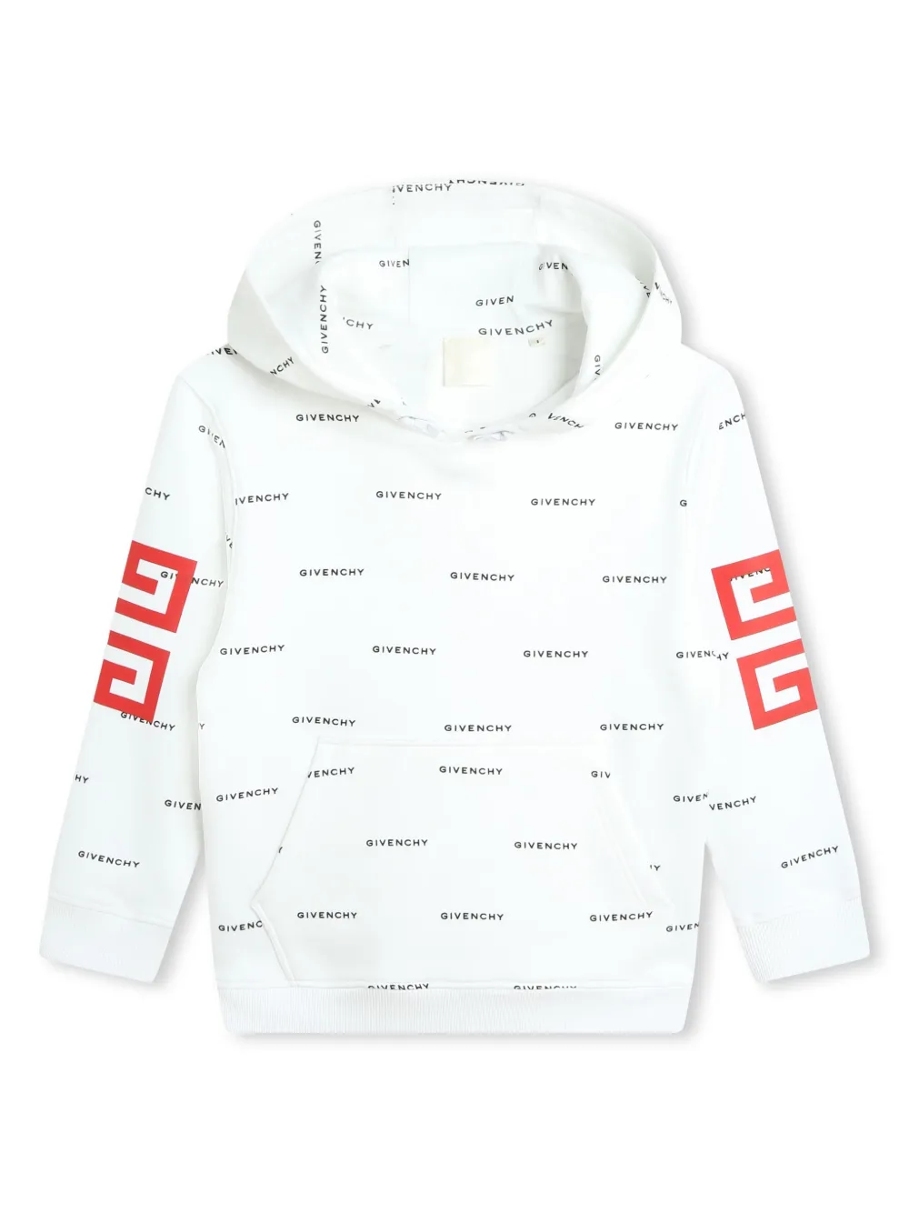 

Худи с логотипом 4G Givenchy Kids, белый