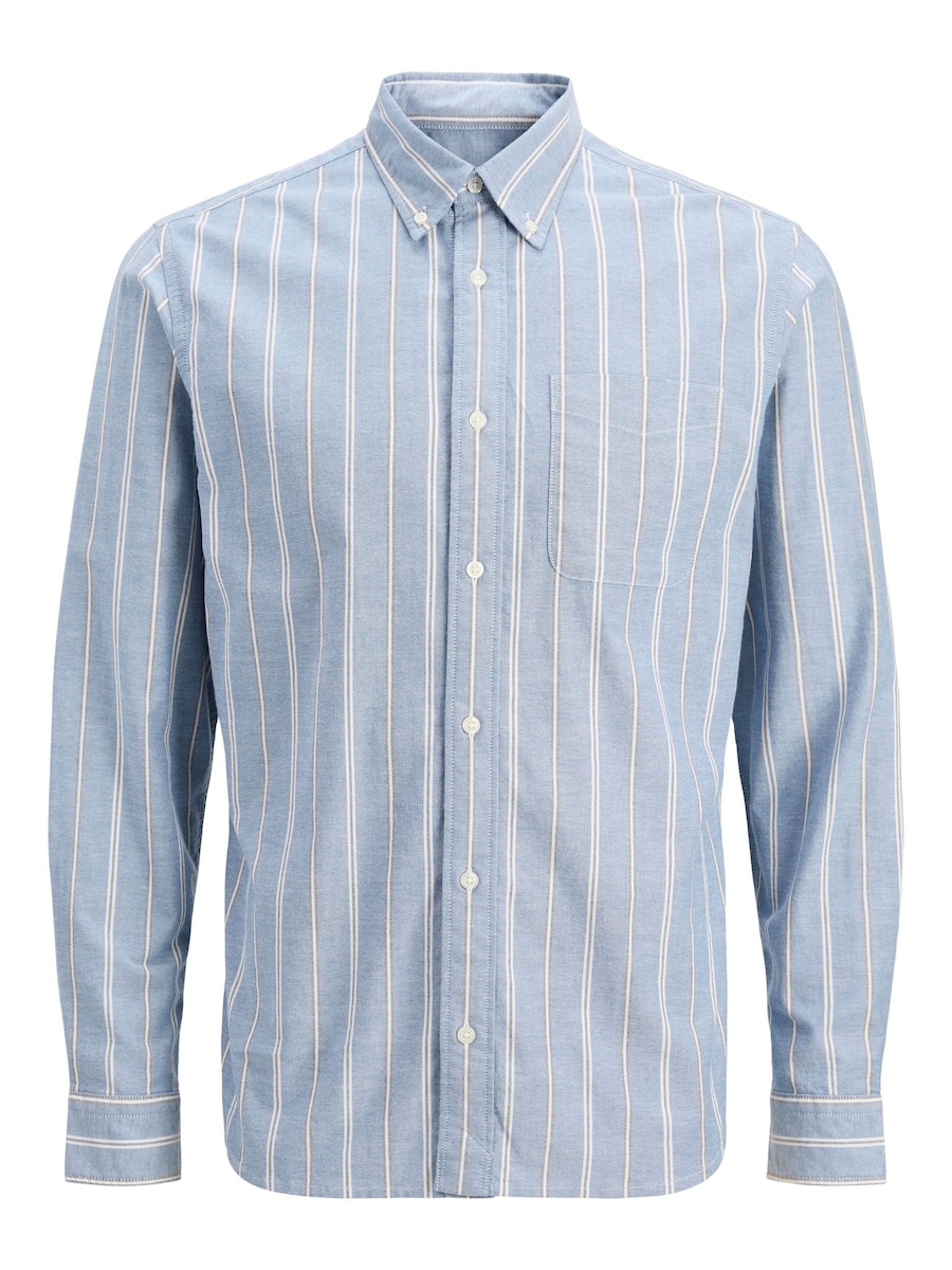 

Рубашка Slim Fit на пуговицах Jack & Jones Premium JPRBLUBrook, пыльно-синий