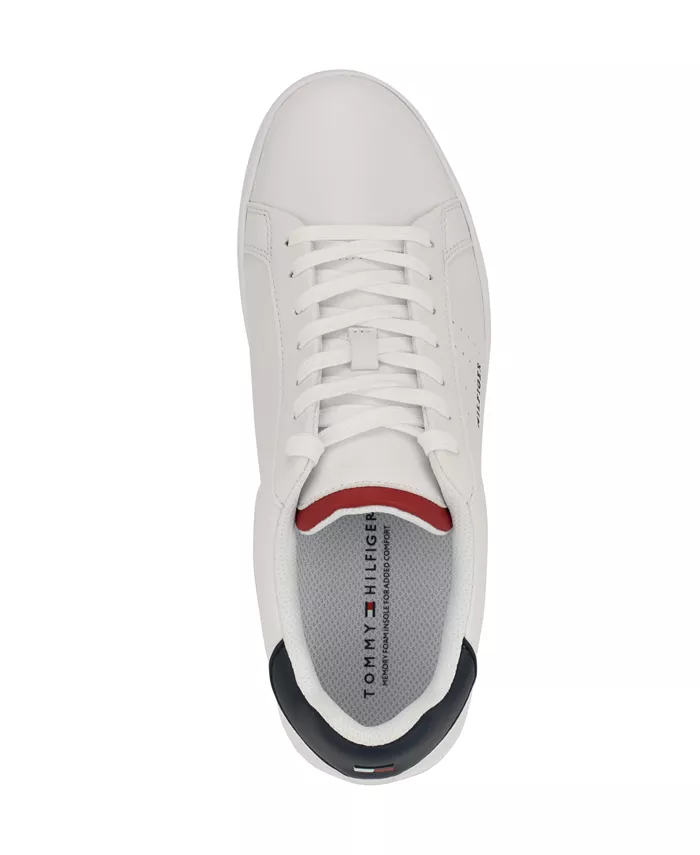 Мужские модные кроссовки Jacalyn на шнуровке Tommy Hilfiger, белый — фото 4