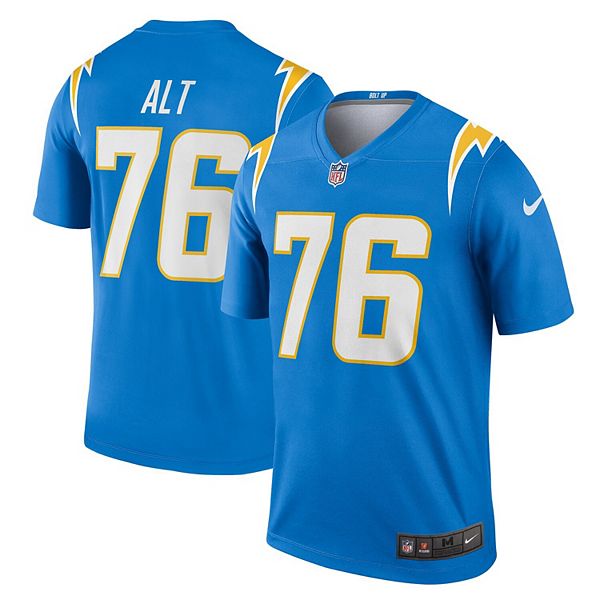 Мужская футболка Joe Alt Powder Blue Los Angeles Chargers Team Legend Player Performance Nike — фото 2