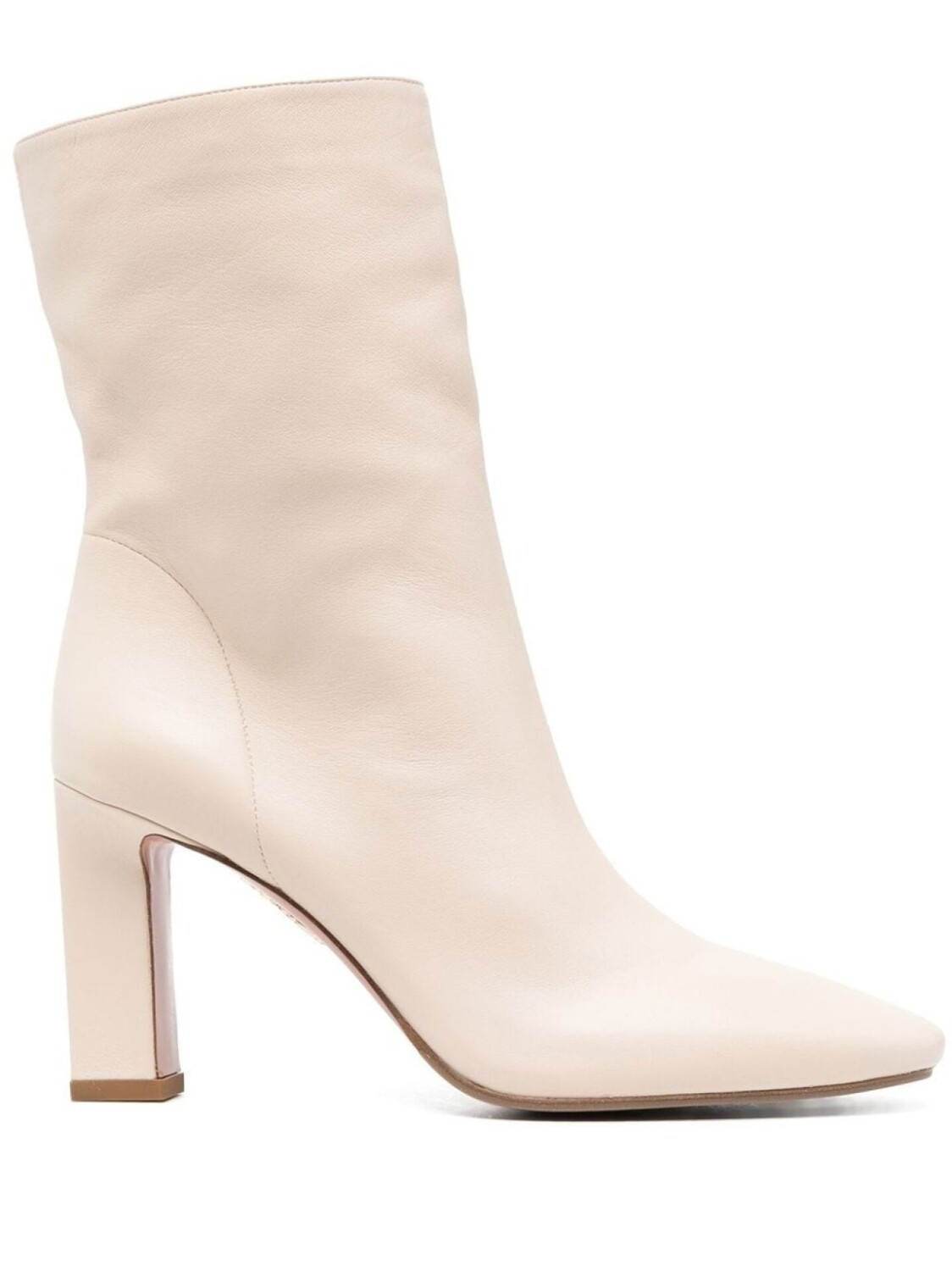 

Aquazzura ботильоны на блочном каблуке, нейтральный цвет