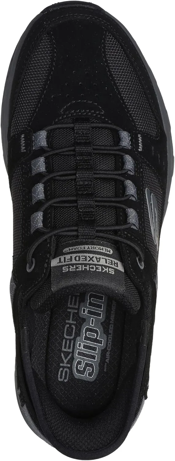Мужские походные кроссовки Skechers Oak Canyon, неизменно выигрывающие в категории "Лучший выбор", черный/серый — фото 3