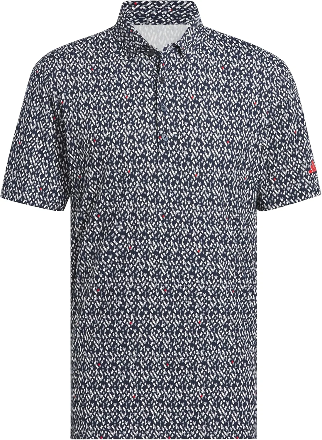 Футболка-поло Adidas Men's Ultimate365 Micro Argyle, темно-синий/белый — фото 3