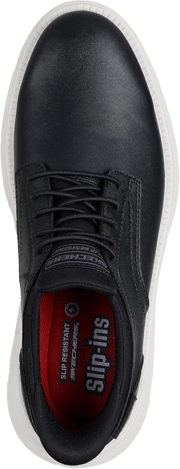 Мужские кроссовки Skechers Garza Sr Bunge без шнурков, Bkw — фото 2