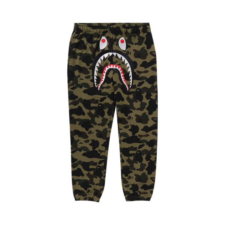 

Спортивные брюки BAPE 1st Camo Shark Sweatpants, зеленый