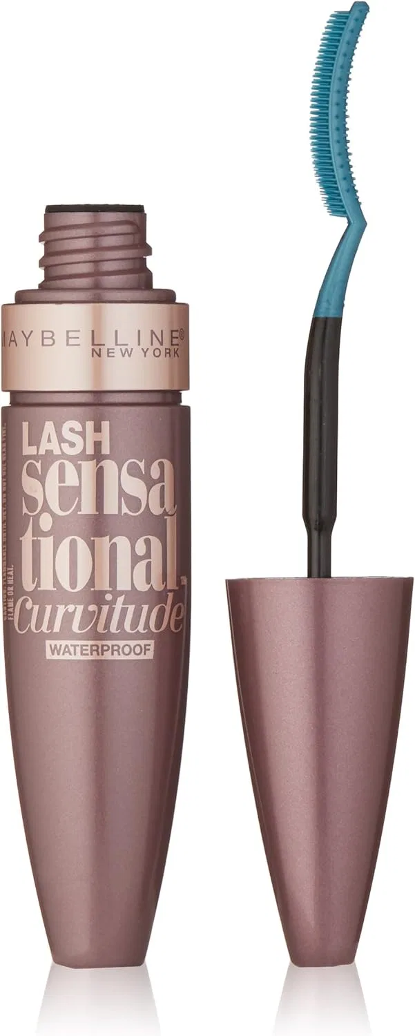 Тушь для ресниц водостойкая Maybelline New York Sensational Curvitude Ultra Black, 0.32 fl oz