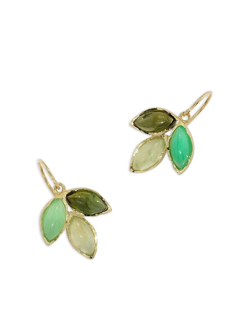 

Серьги Classic Trio Dew из желтого золота Irene Neuwirth, золотой