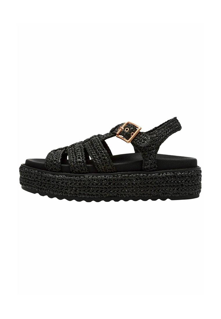 Босоножки на платформе Espadrilles Steve Madden, черный