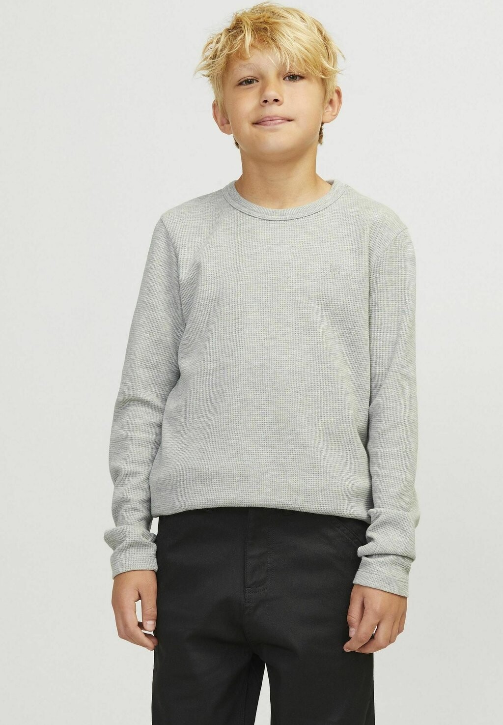 

Рубашка с длинным рукавом EINFARBIG Jack & Jones, серый