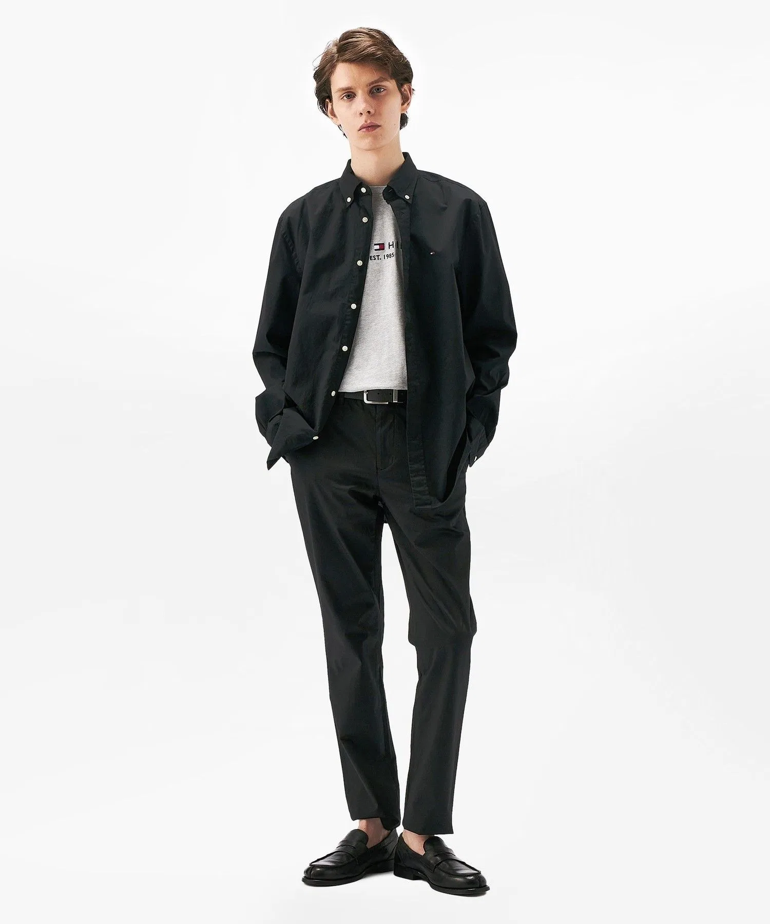 Мужская рубашка TOMMY HILFIGER Core Flex Poplin Solid — фото 3