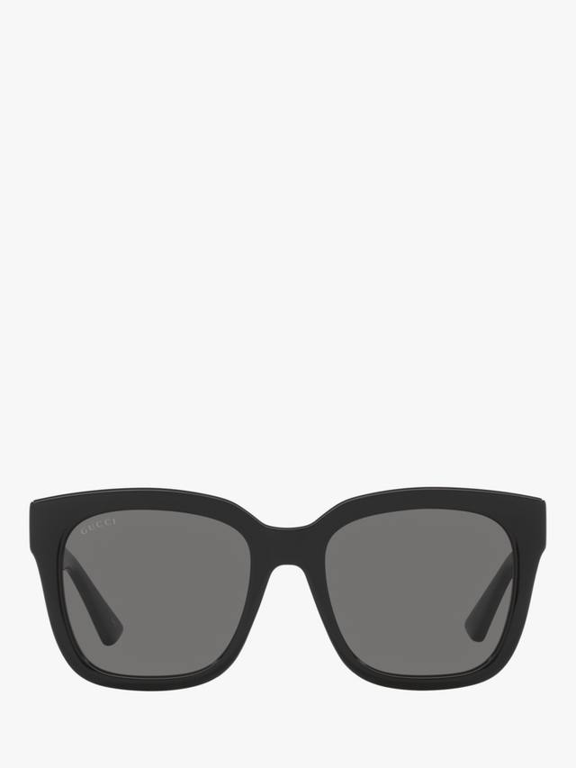 Женские солнцезащитные очки GC002015 квадратной формы Gucci, Black/Grey — фото 2