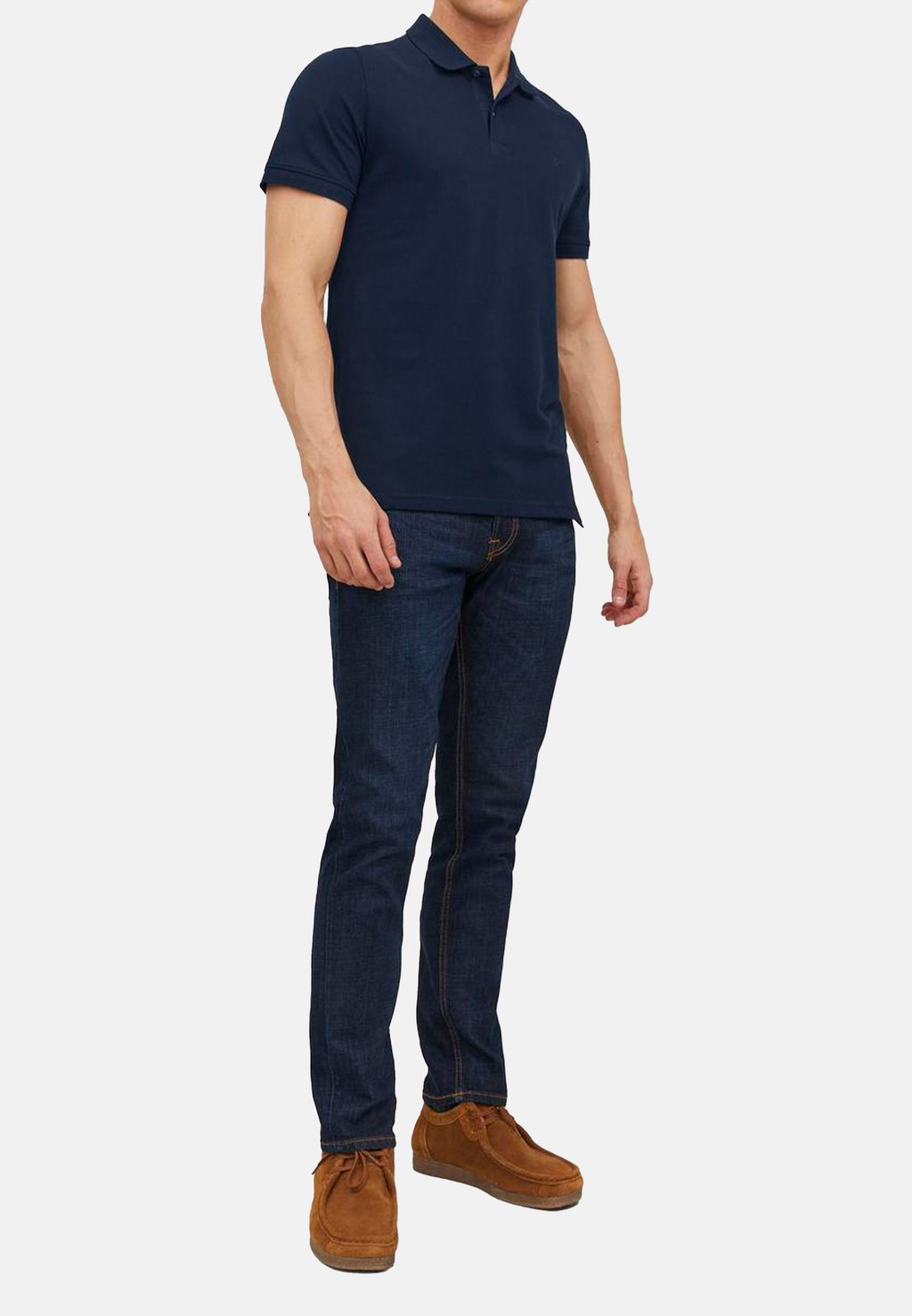 

Поло 3 PACK Jack & Jones, темно-синий