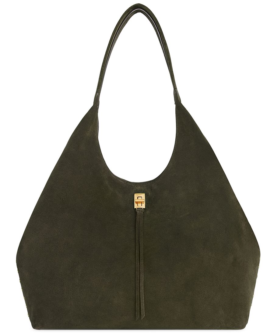 

Большая замшевая сумка-мессенджер Darren Signature Rebecca Minkoff, Moss