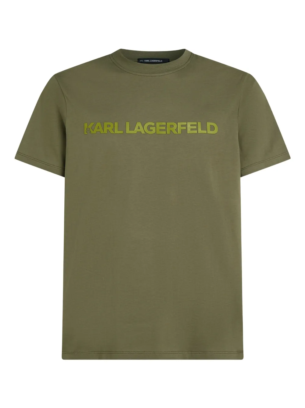 

Футболка с логотипом KARL LAGERFELD, зеленый