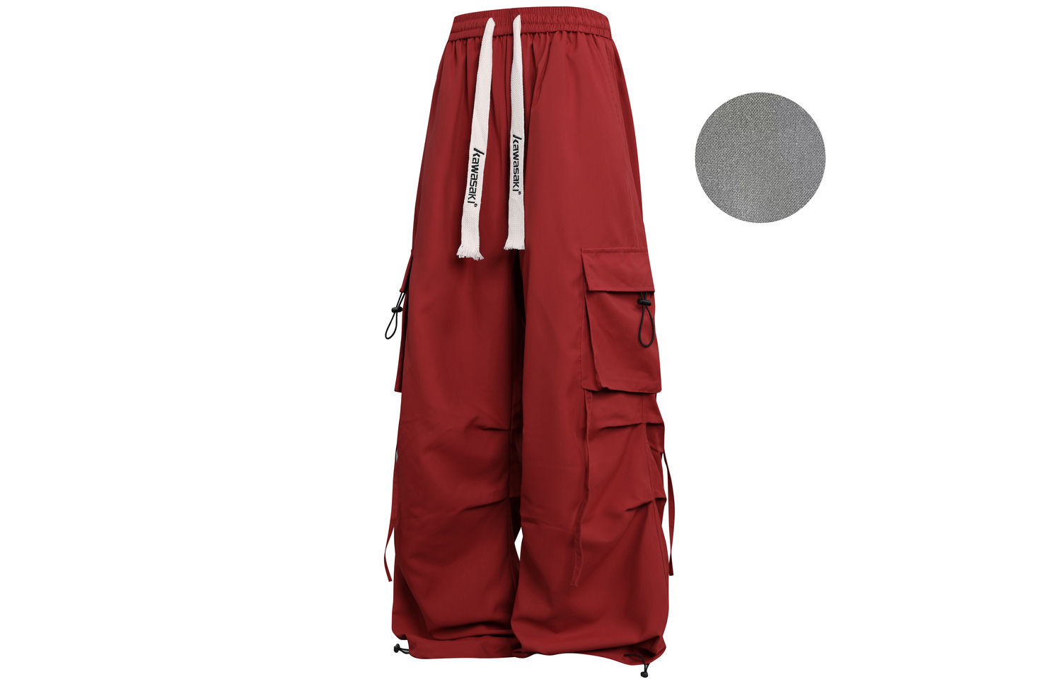 

Повседневные брюки Unisex Kawasaki, красный