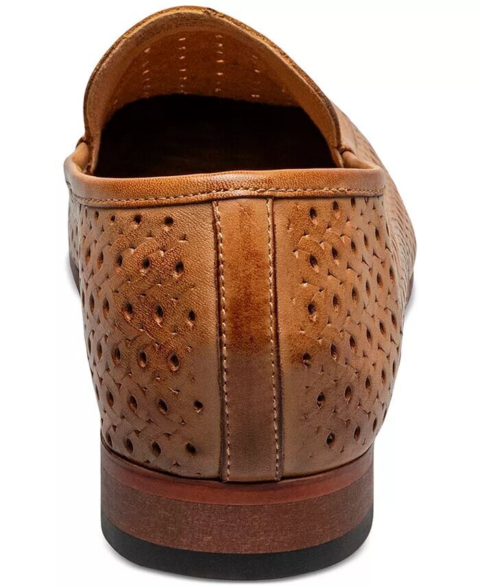 Мужские перфорированные мокасины Winden Slip-On Stacy Adams, коричневый/бежевый — фото 4