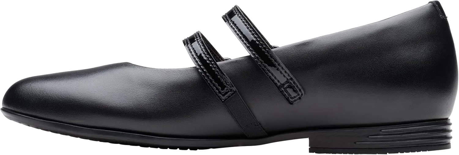 Кроссовки унисекс Clarks Originals Finja Bar Y, черная кожа — фото 2