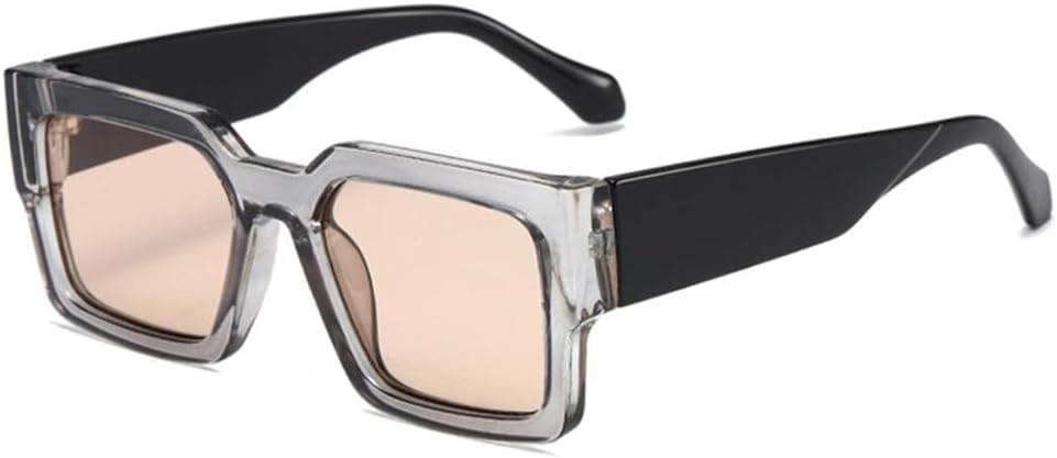 

Солнцезащитные очки женские с широкими дужками, мужские с защитой от УФ-излучения UV400, для занятий спортом на открытом воздухе и верховой езды UYPTK, Grey Black Champagne