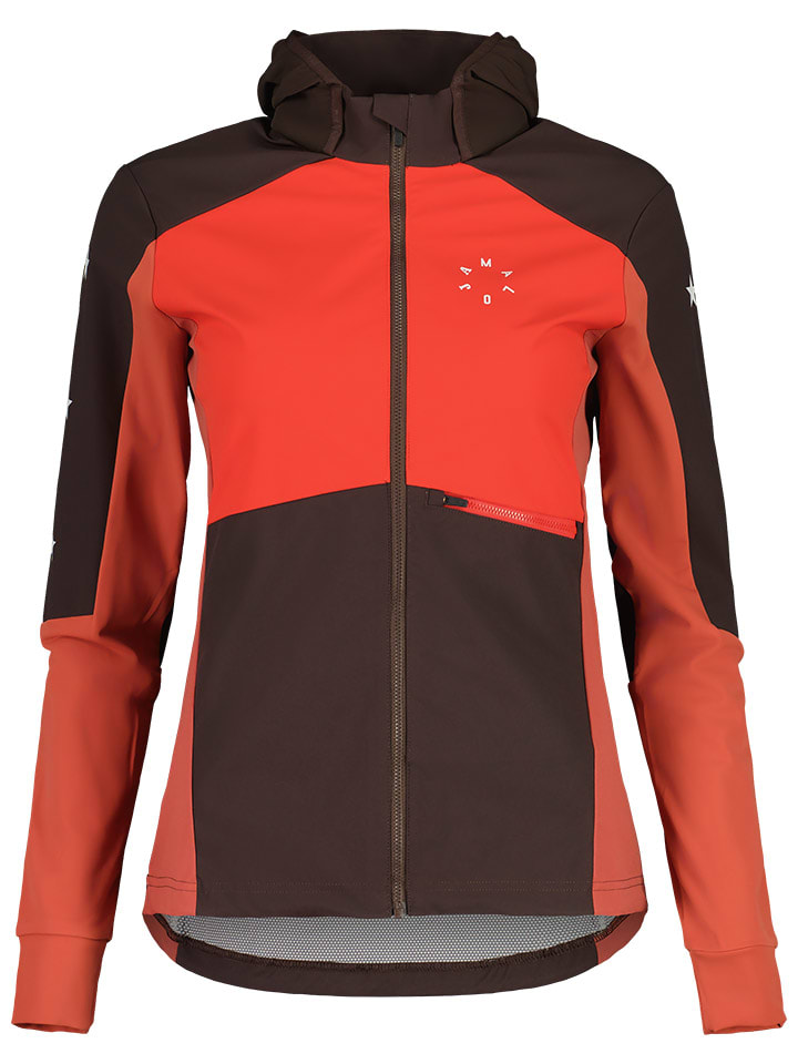 

Куртка софтшелл NeshaM Maloja, цвет braun/orange