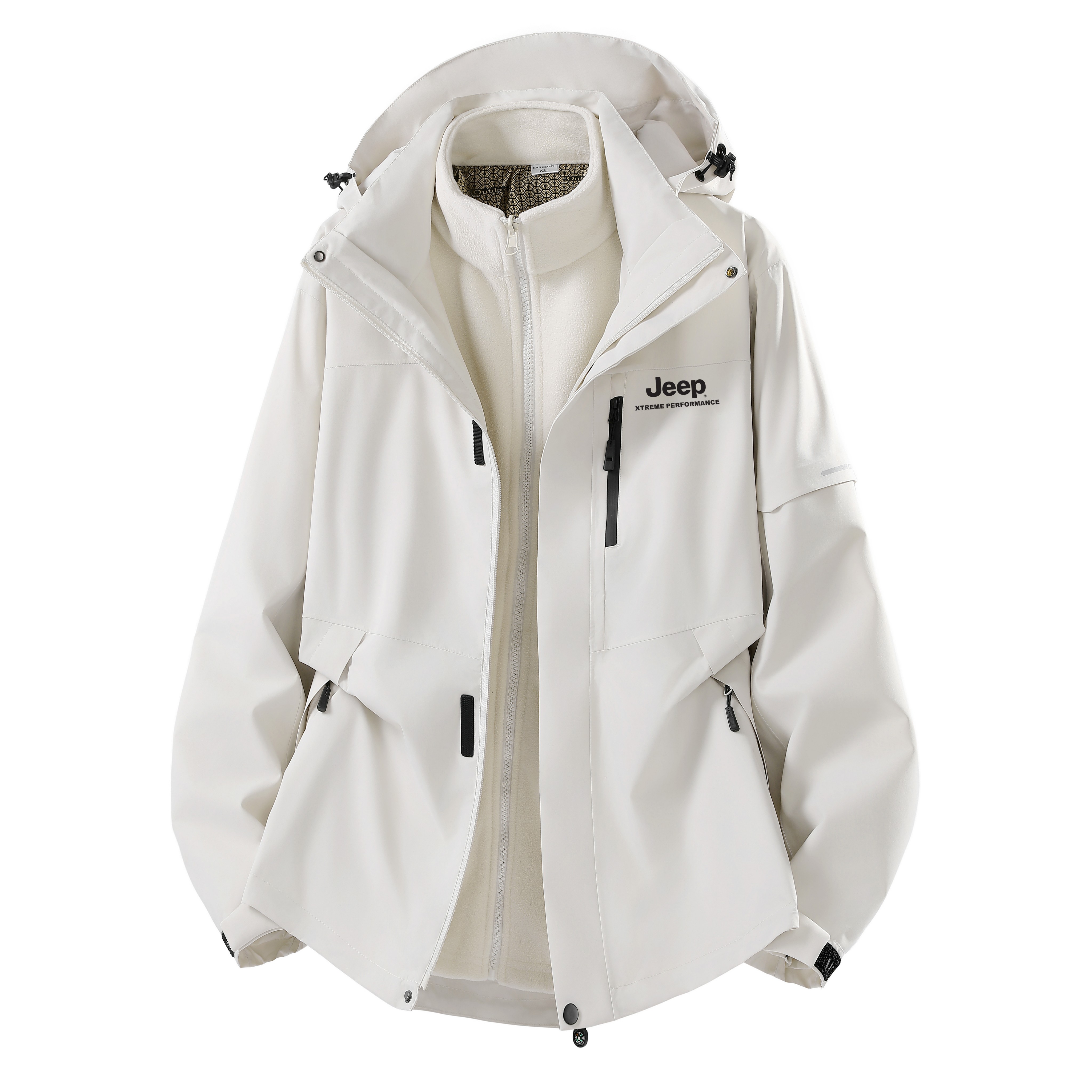 

Куртка Sports & Outdoors Unisex Jeep, айвори белый [3-in-1 detachable]