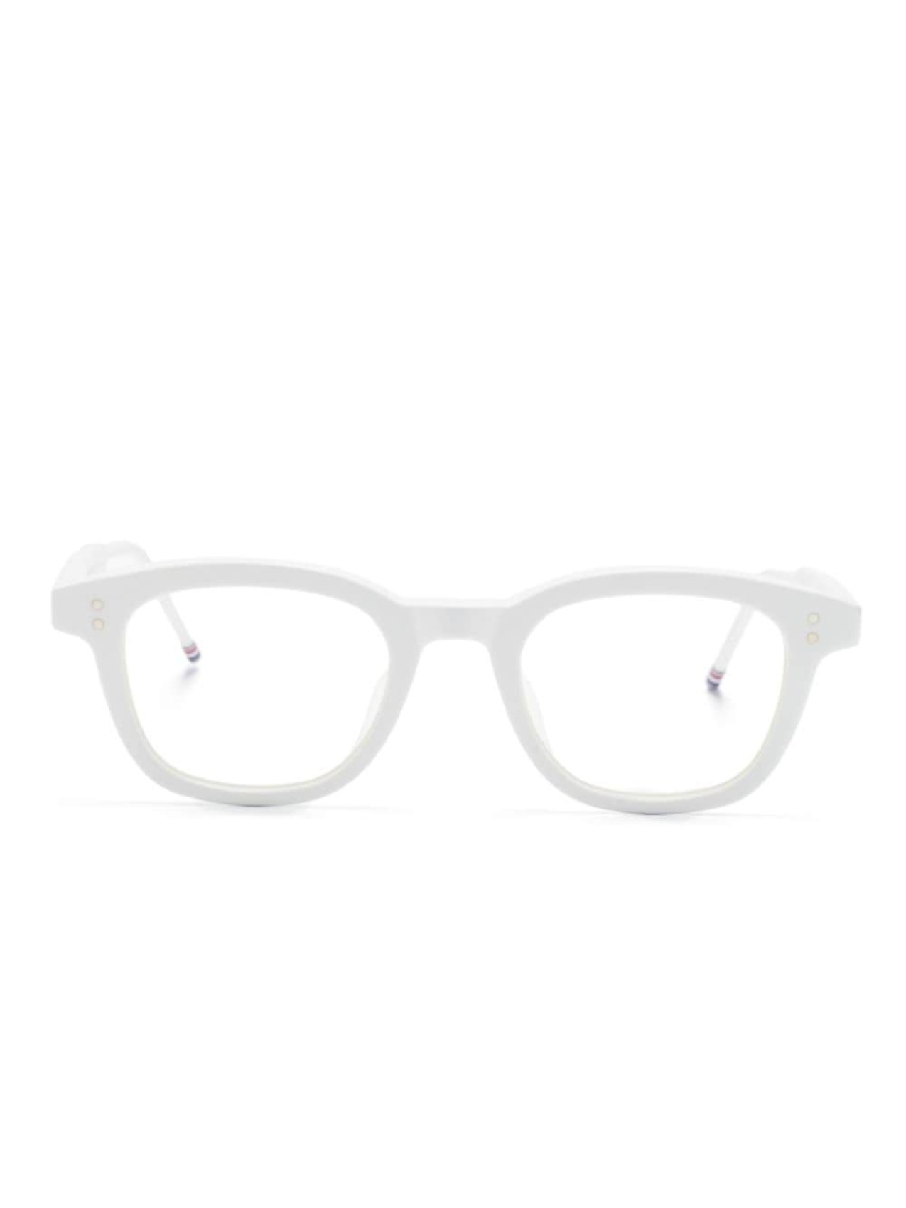 

Thom Browne Eyewear очки в квадратной оправе, белый