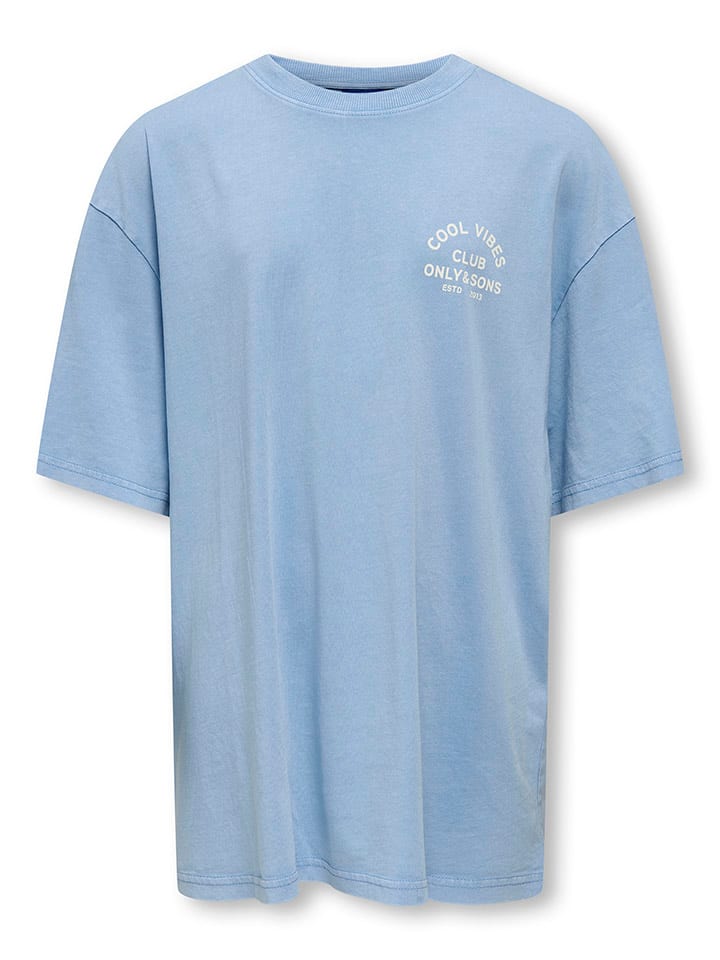 

Only&Sons Футболка «Милан» светло-голубого цвета