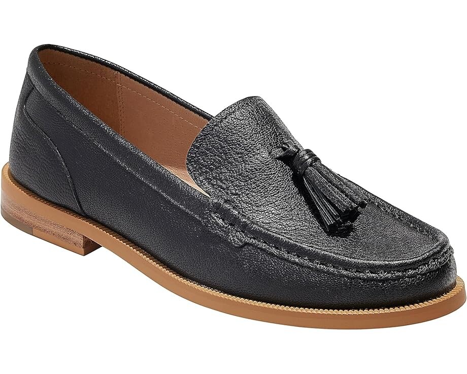 

Балетки Jack Rogers Hunley Tassel Loafer Leather, черный