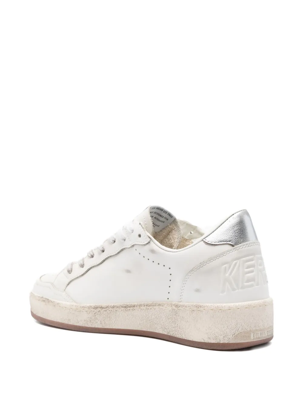 Кожаные кроссовки Ball Star 2 со звездами GOLDEN GOOSE, белый — фото 3