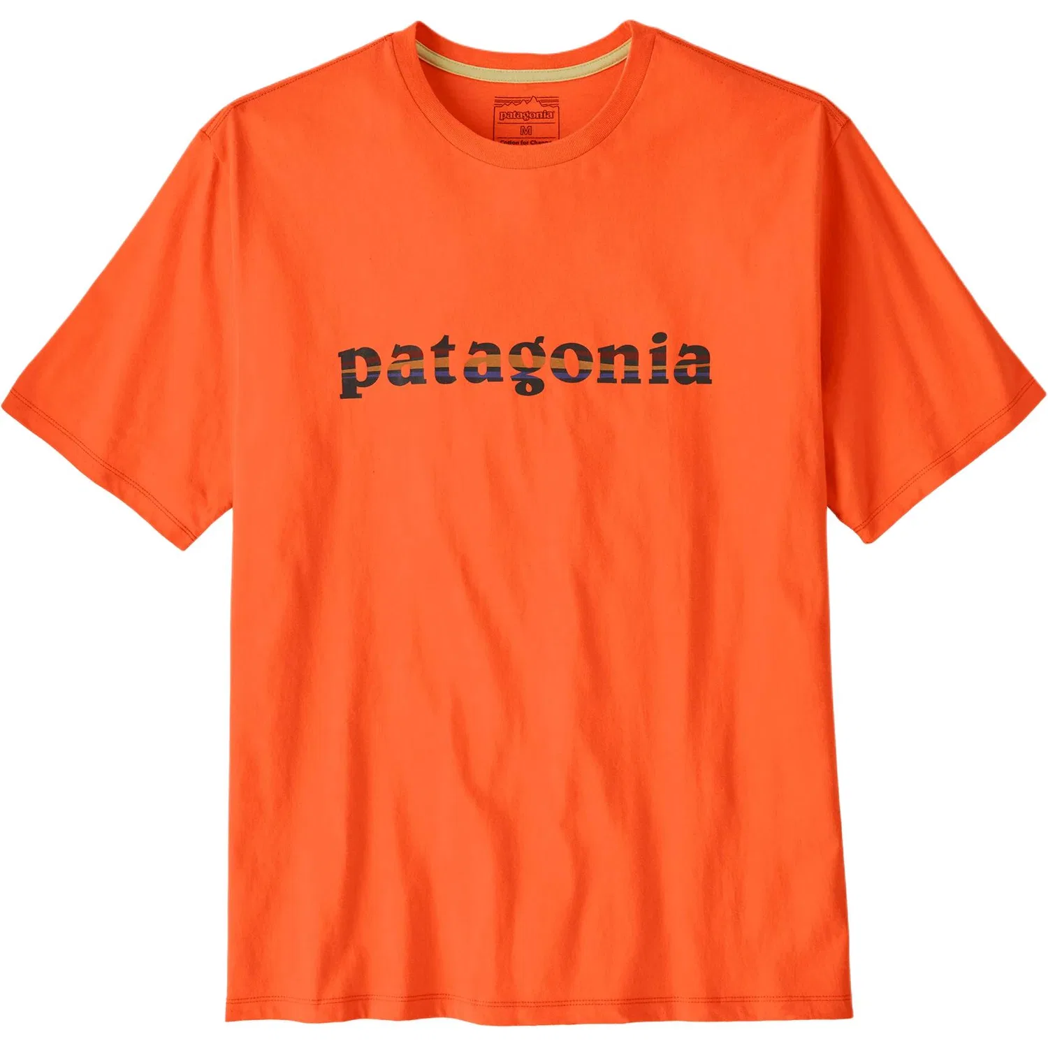 Футболка повседневная Patagonia Organic T-Shirt оранжевая