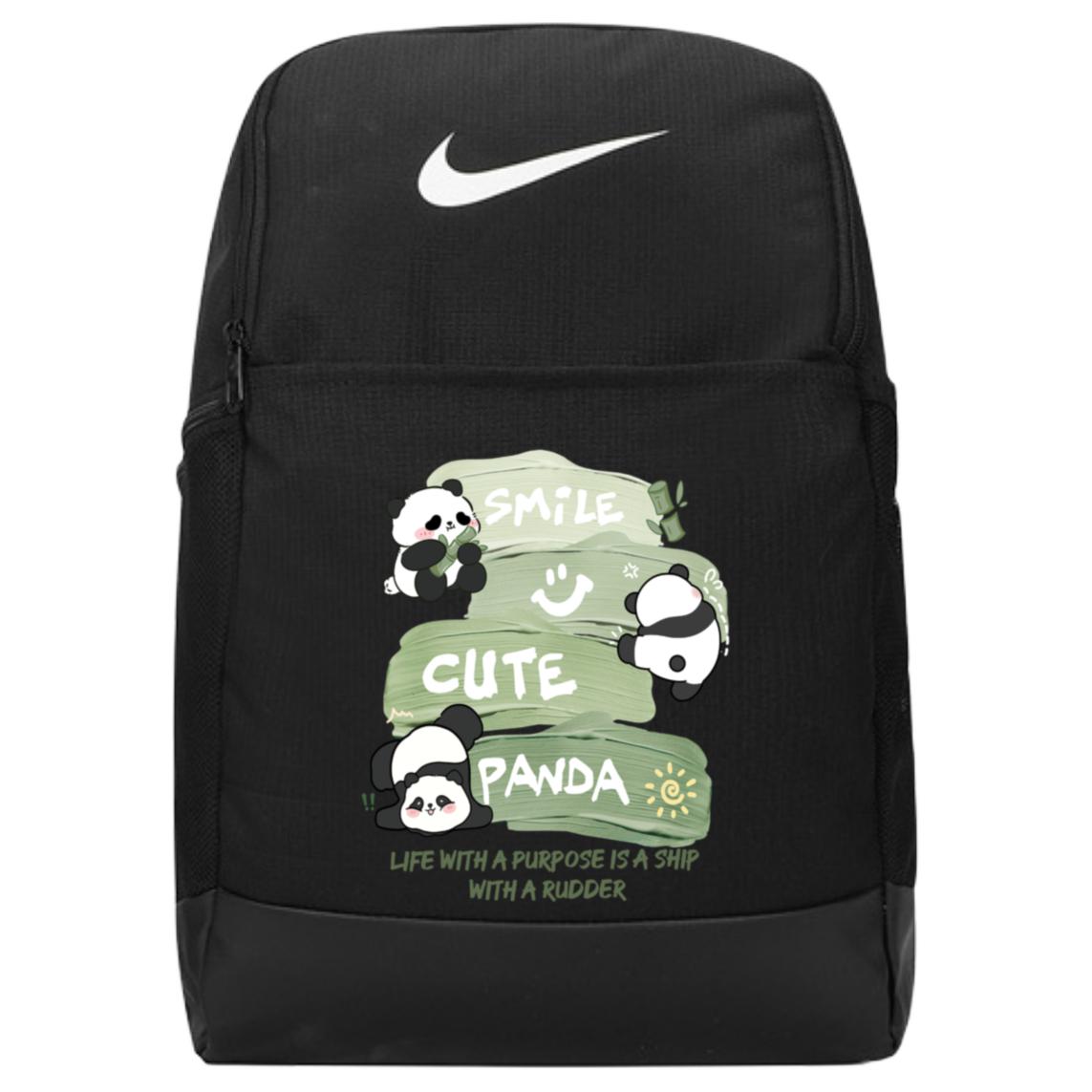 

Nike Тканевый рюкзак обычный женский черный, Panda