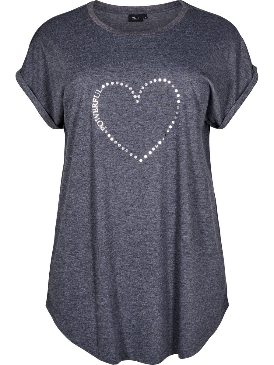

Футболка Zizzi Shirt MALIS, антрацит