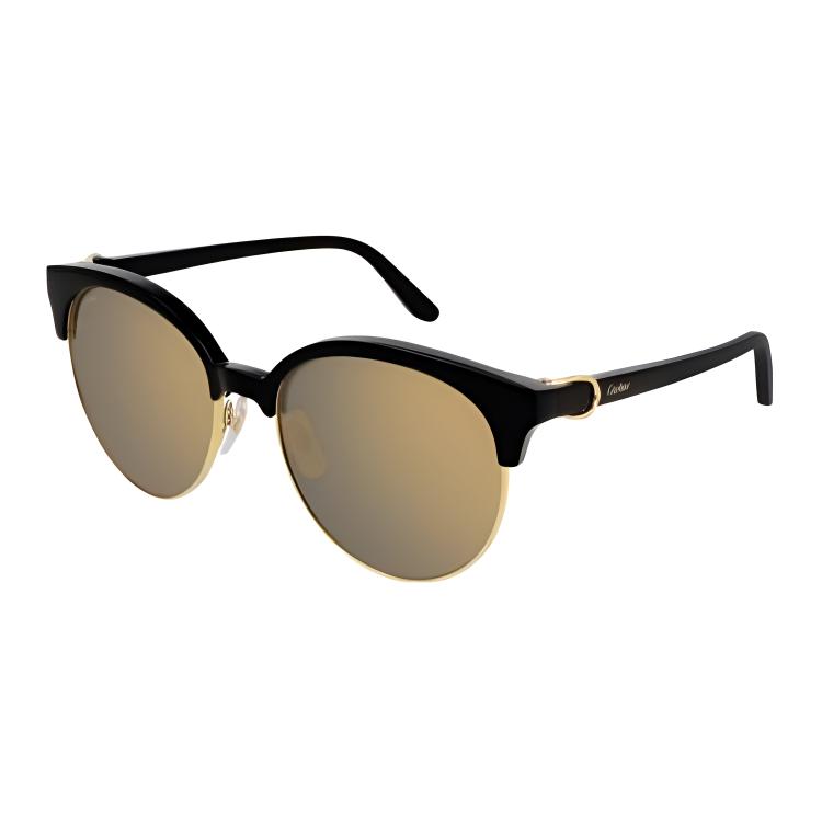 

Cartier Круглые солнцезащитные очки, Black