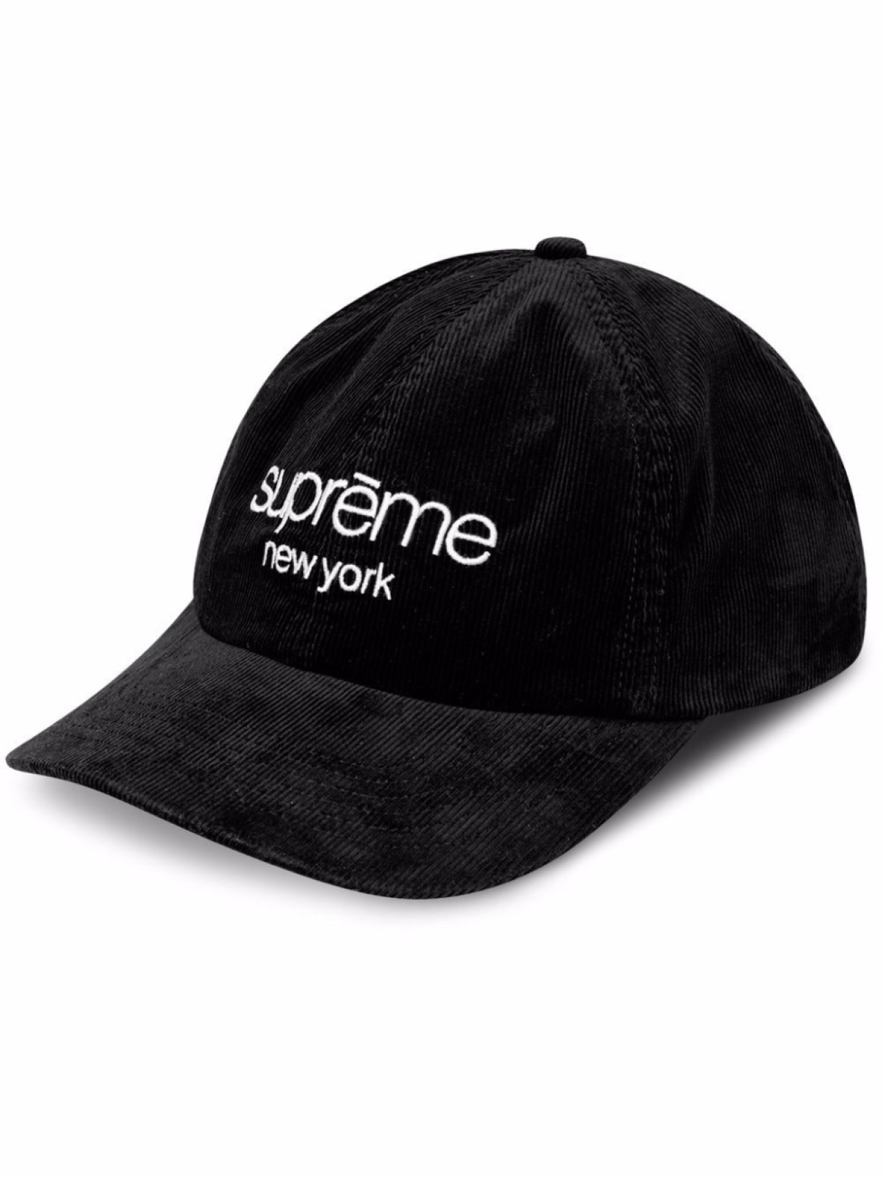 

Supreme вельветовая кепка с логотипом, черный