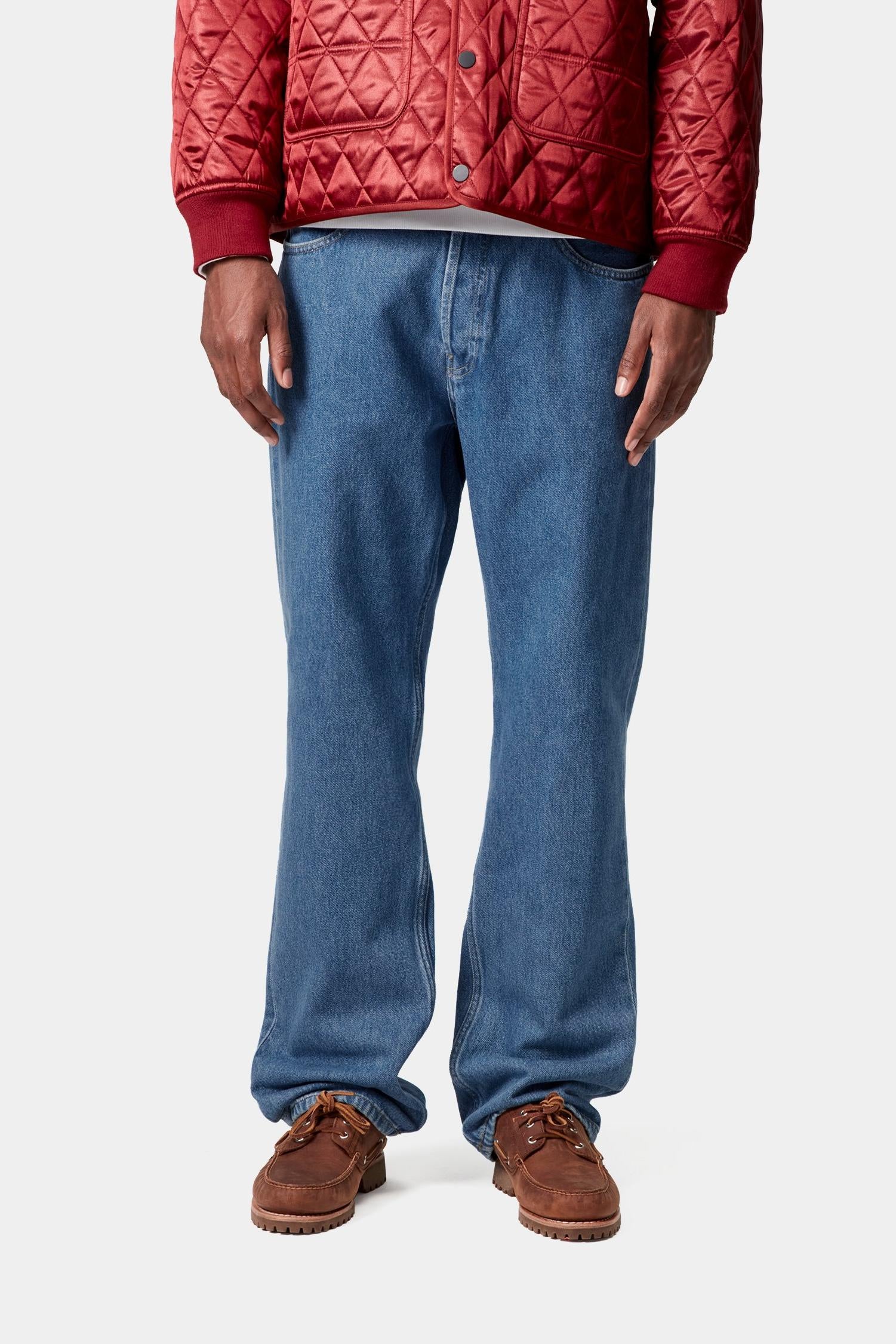 

Брюки Nolan из денима Marshfield (100% хлопок) Carhartt, синий