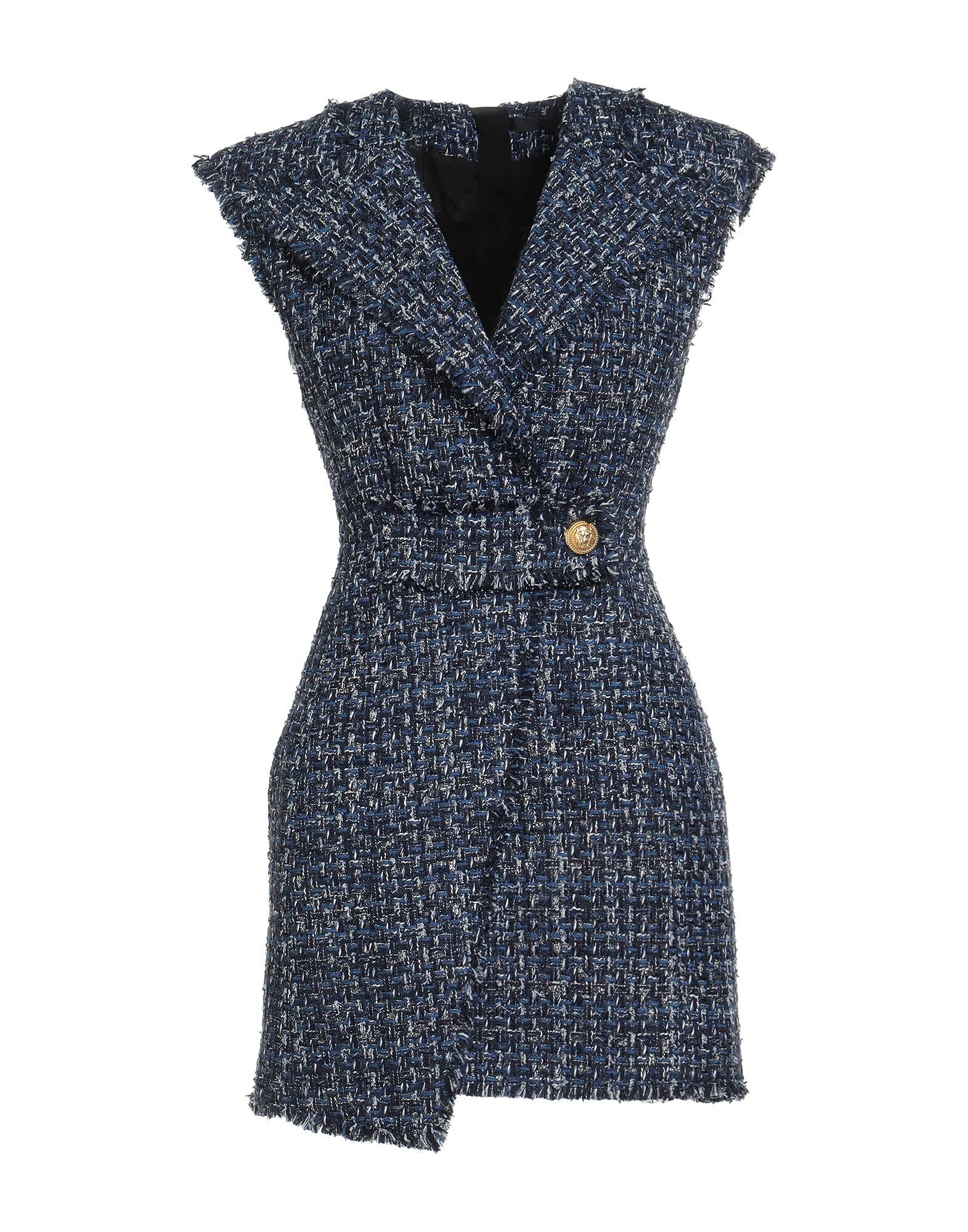 

Мини-платье Balmain, синий