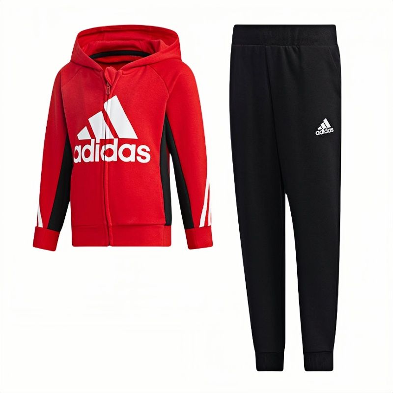 

Adidas Повседневная спортивная одежда AEROREADY красного/черного цвета для детей 3–7 лет