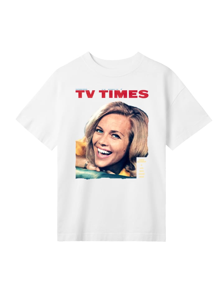 

Футболка TV Times Honor Blackman 1964 Cover в оттенке бежевого белого цвета F4NT4STIC, Белый, Футболка TV Times Honor Blackman 1964 Cover в оттенке бежевого белого цвета F4NT4STIC