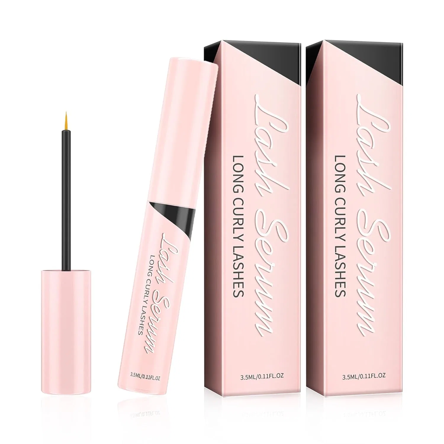 Натуральная сыворотка для роста ресниц (2 шт.) Cgboom, Pack Of 2 Pink