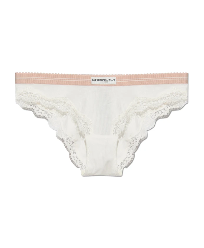 

Трусы в рубчик Emporio Armani, белый