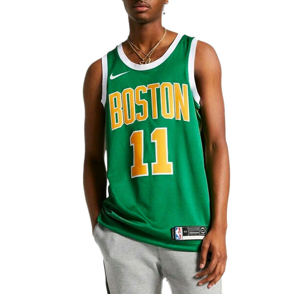 Майка Nike Earned Edition NBA Kyrie Irving Boston Celtics limited SW Fan Edition Jersey Green, зеленый — фото 3