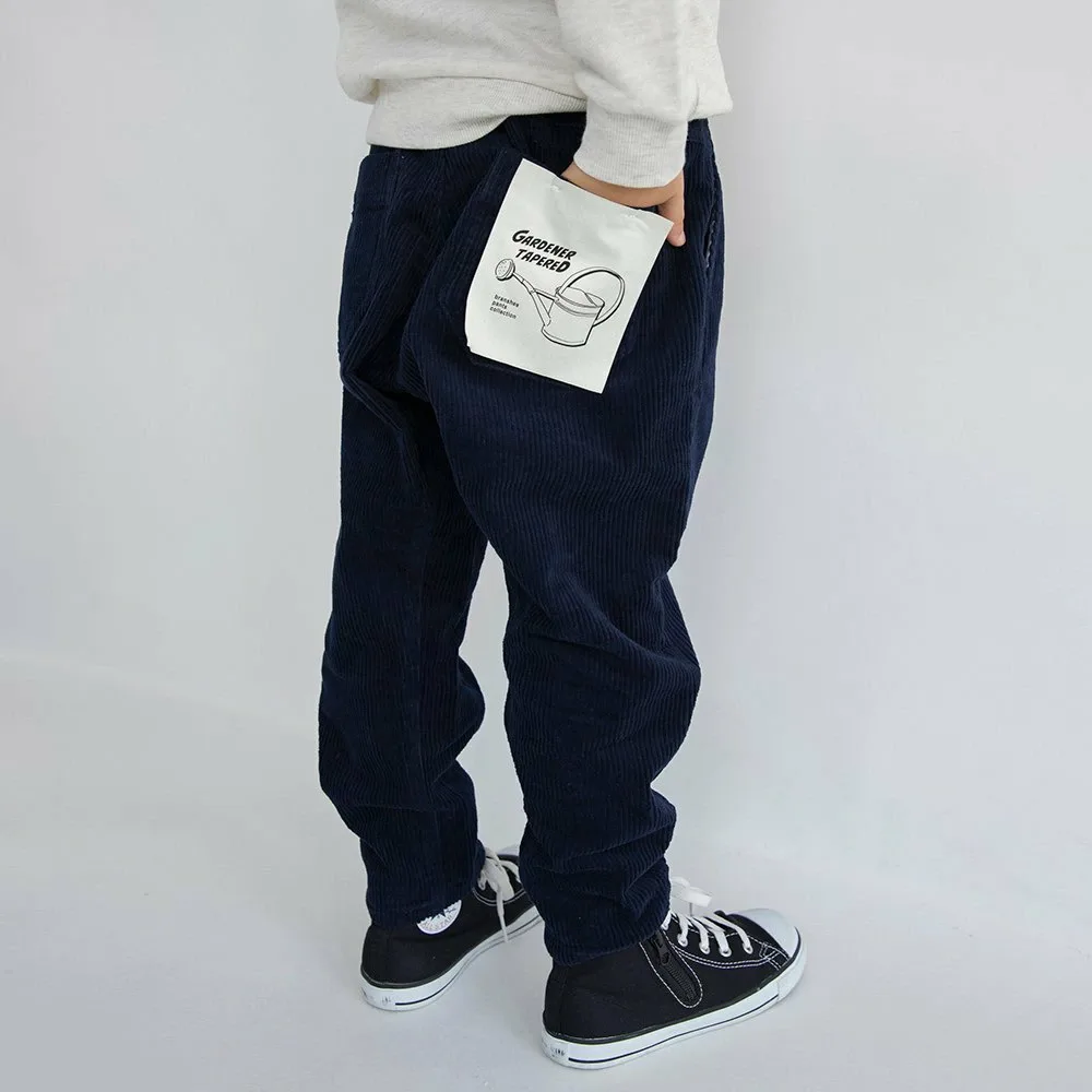 Вельветовые брюки зауженного кроя Branshes, Navy blue