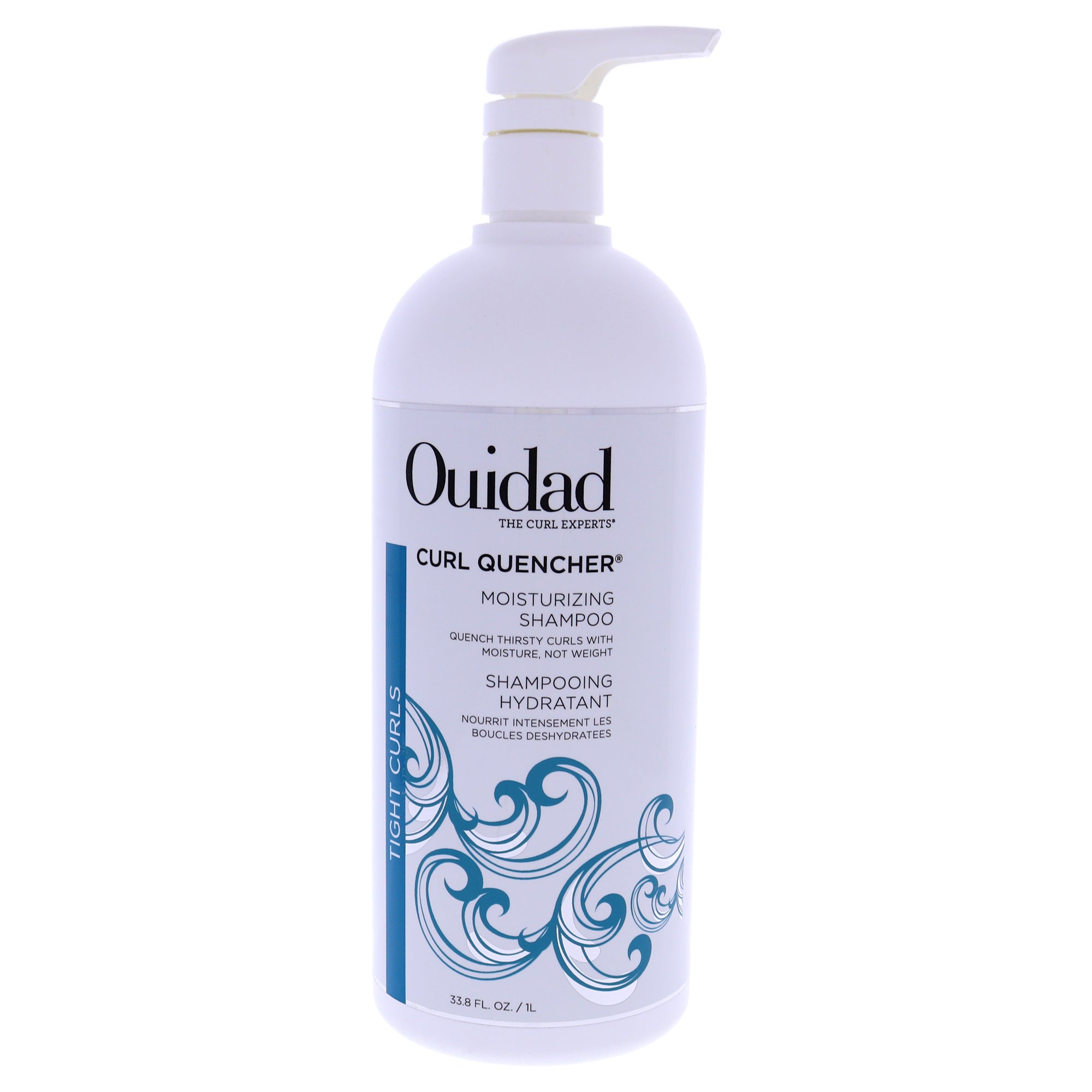 

Увлажняющий шампунь Curl Quencher от Ouidad для мужчин и женщин - 950 мл, прозрачный