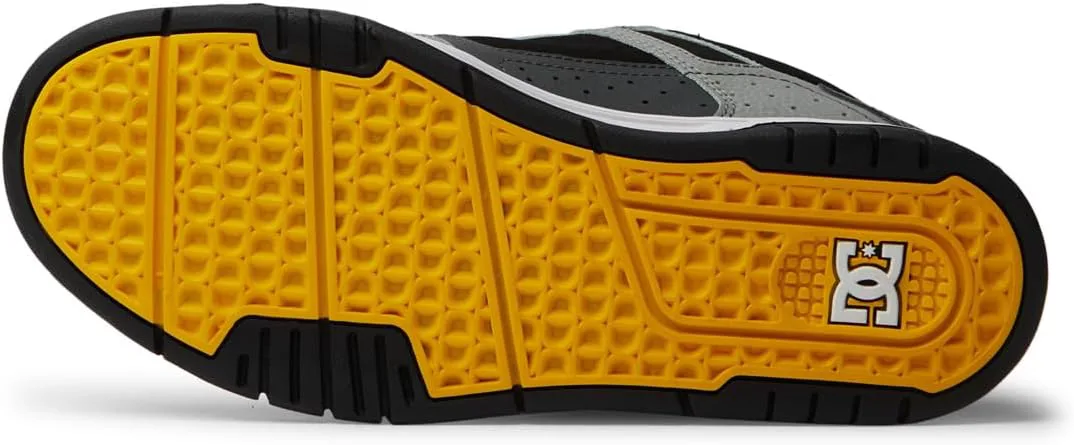 Мужские кроссовки DC Stag DC Shoes, серый желтый — фото 3