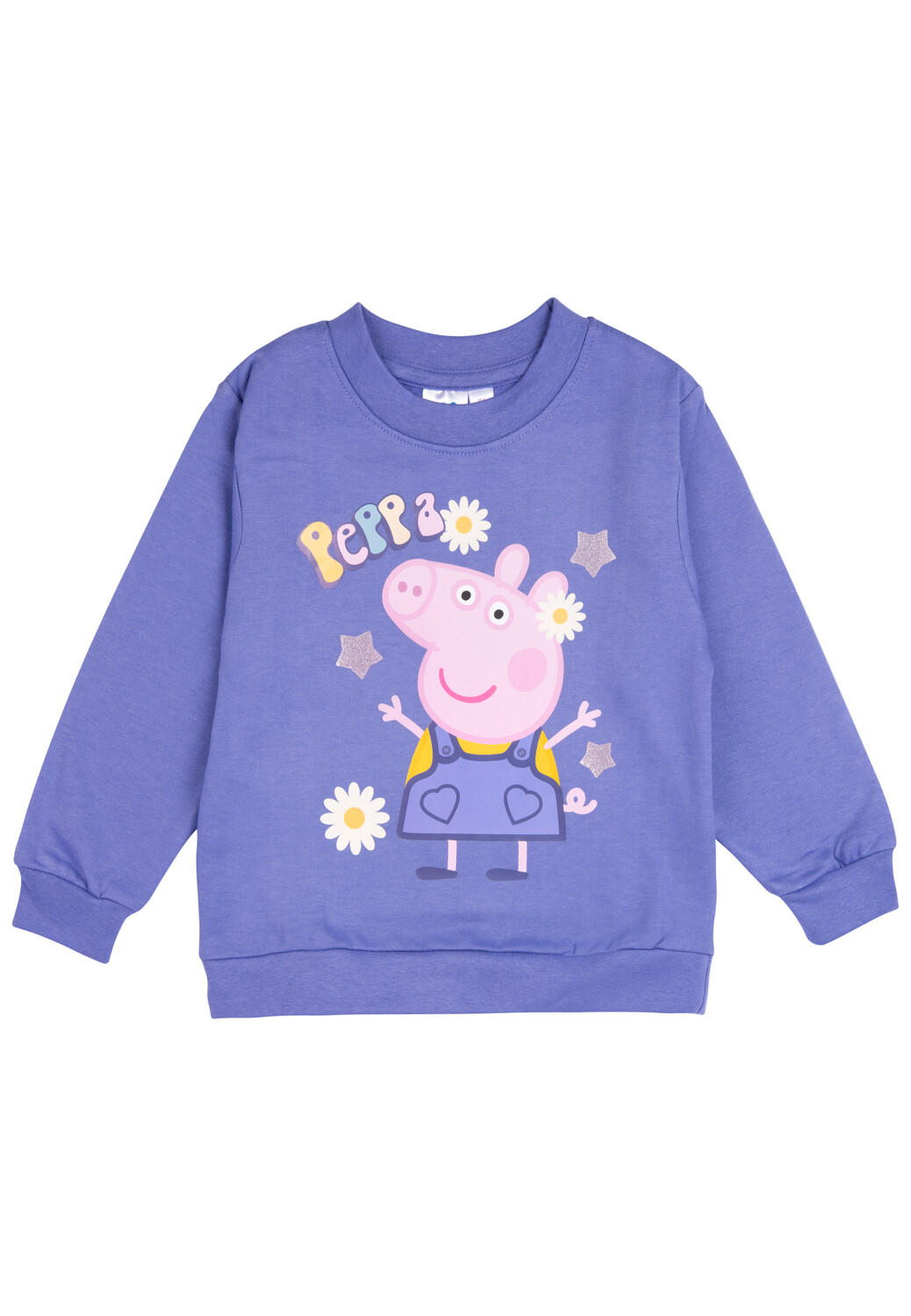 

Толстовка United Labels Peppa Wutz Pullover mit Glitterprint, фиолетовый