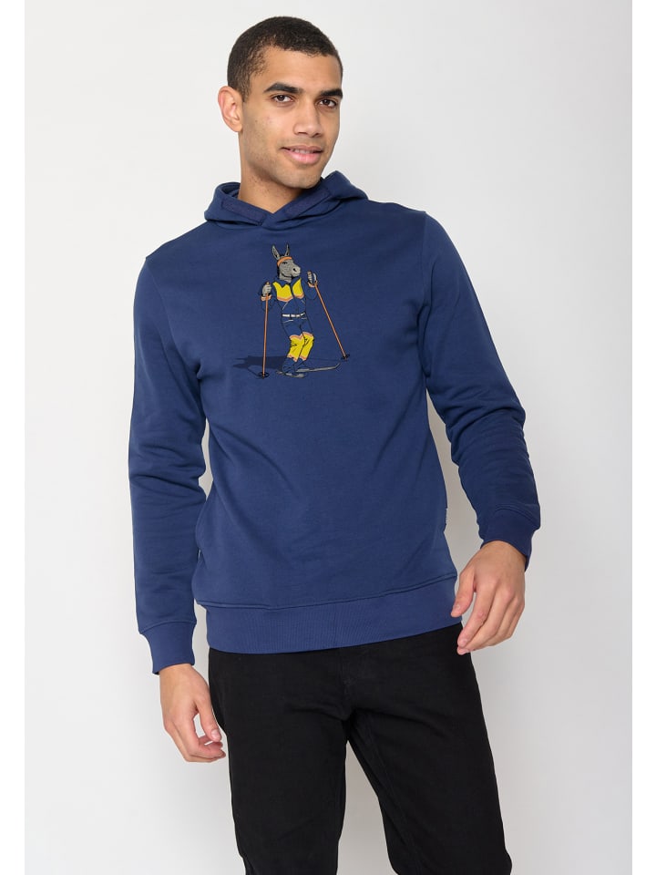 

Толстовка Animal Donkey Ski темно-синего цвета GreenBomb