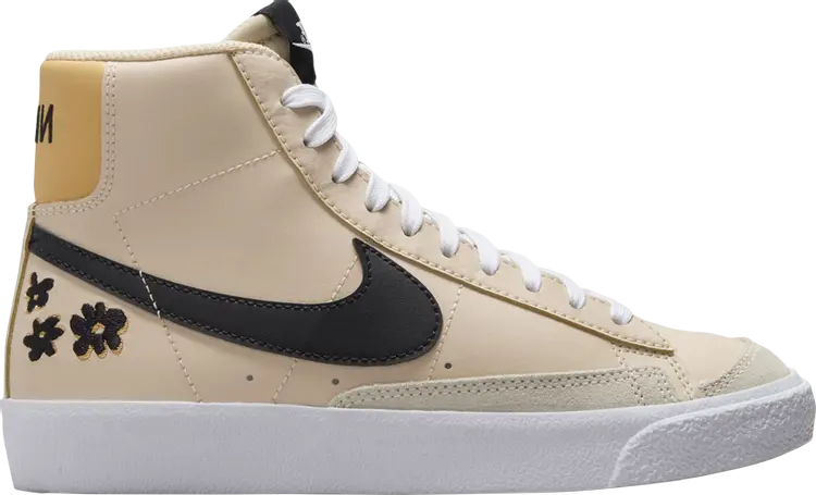 

Кроссовки Blazer Mid '77 GS 'Embroidered Floral', кремовый