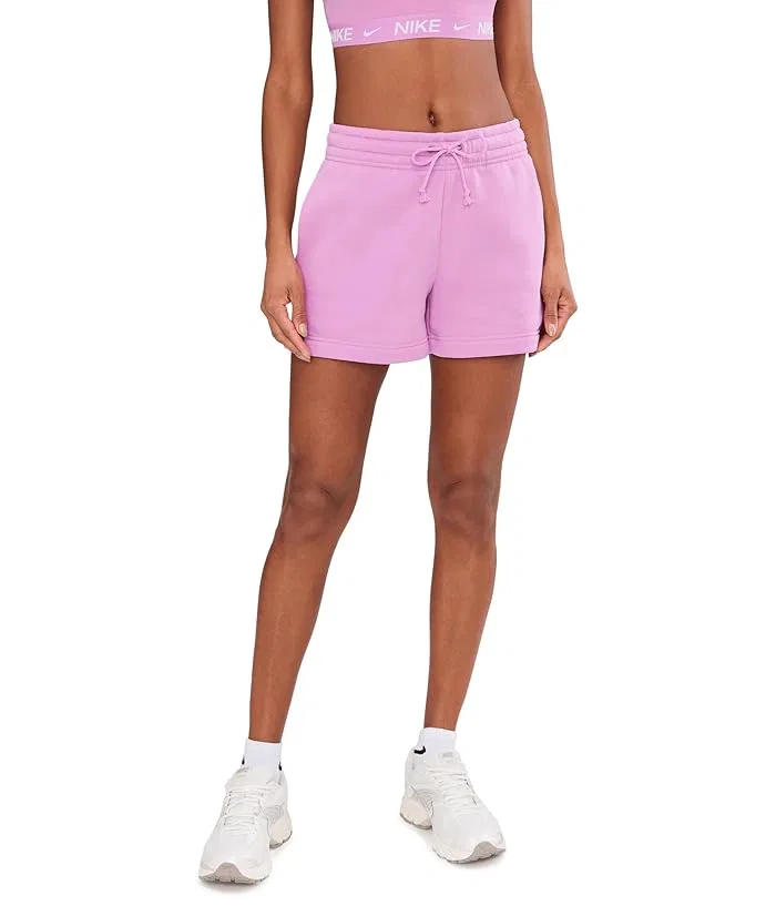 Шорты флисовые Sportswear Phoenix Fleece Nike, Light Magenta/Sail