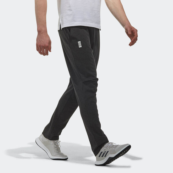 Брюки adidas Casual Running Sports Knit Long Pants Gray, серый — фото 3
