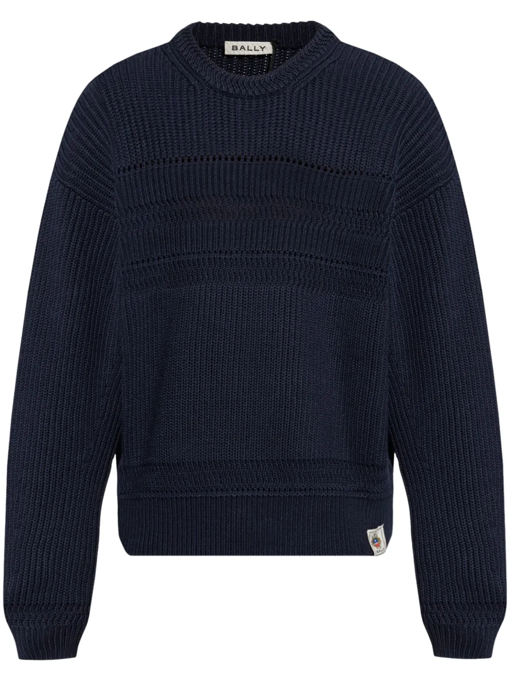 

Джемпер в рубчик Bally, синий