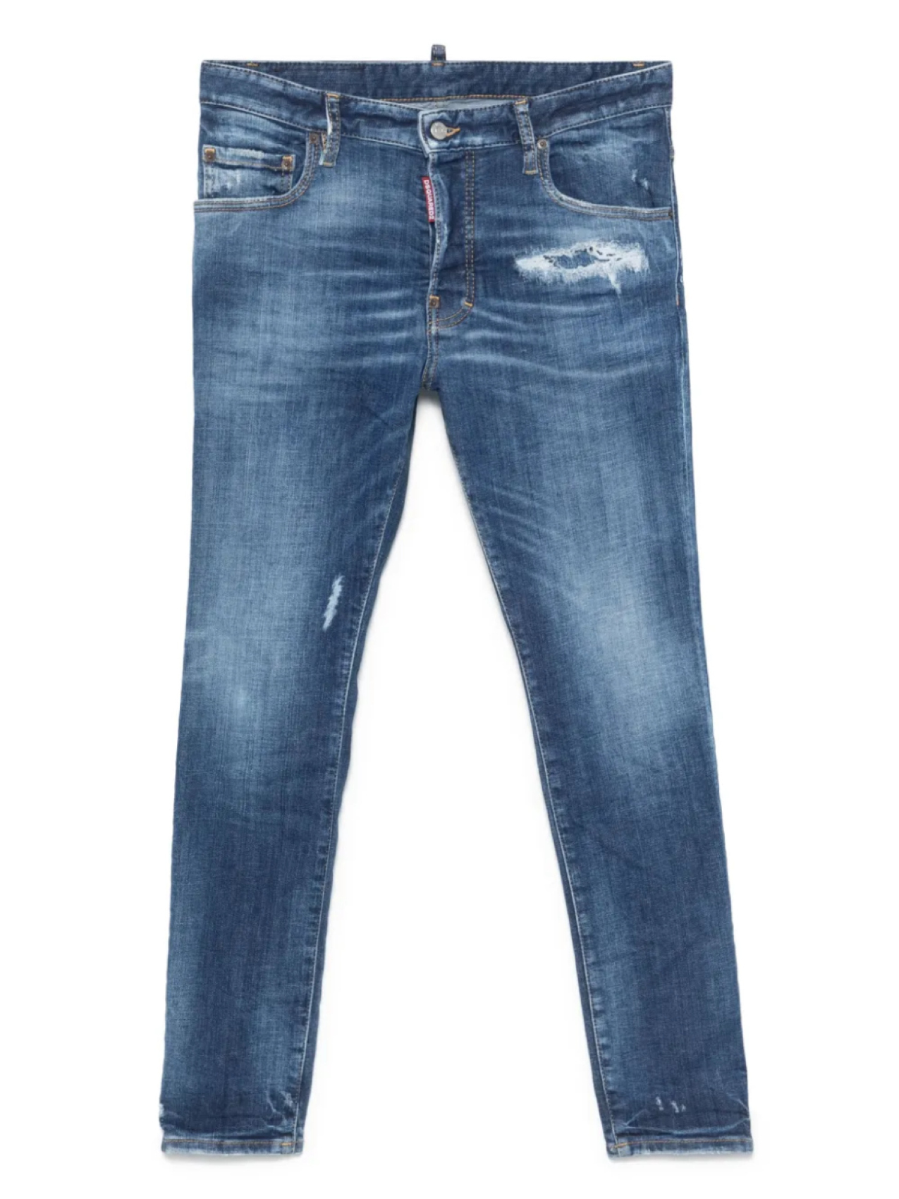 

Джинсы DSQUARED2 из эластичного хлопка, синий